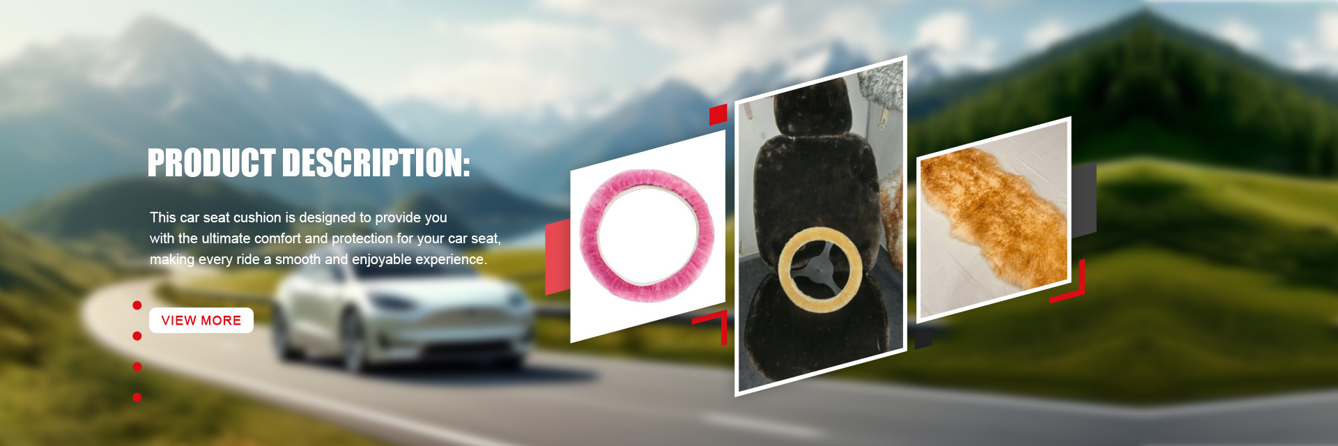 品質 羊皮の車座椅子の枕 工場